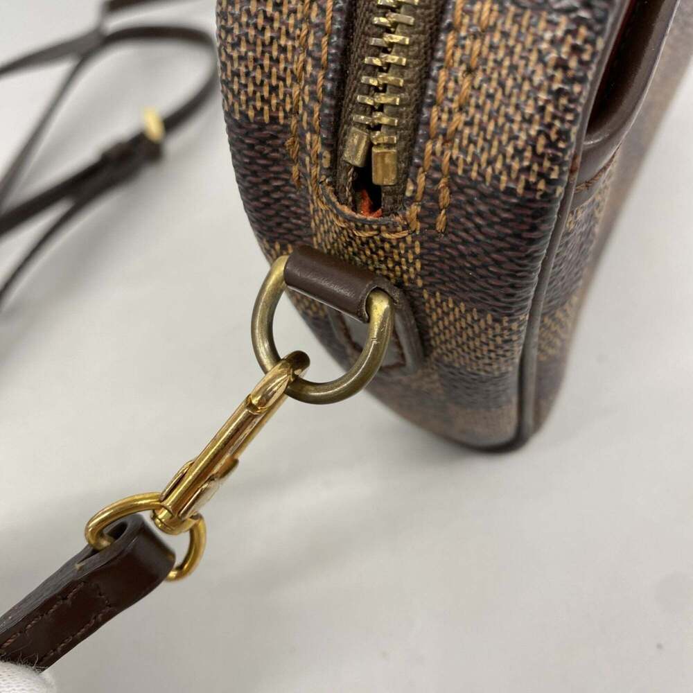 LOUIS VUITTON Authentic Brown Damier Pochette Shoulder Bag - Picture 9 of 11